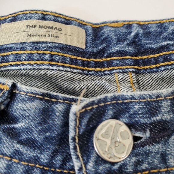 Adriano Goldschmied 28 Nomad Slim Jeans  Med Wash - Picture 1 of 9
